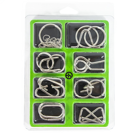 Набор металлических головоломок Nine links unlock alloy 8 pcs